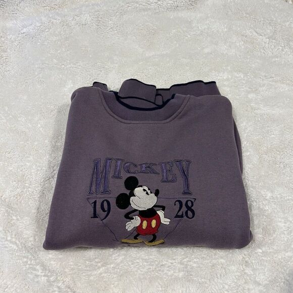 Mickey Inc. Other - Vtg Mickey Mouse 1928 Classic Legend Size XLarge‎ Crewneck Sweatshirt Thrashed